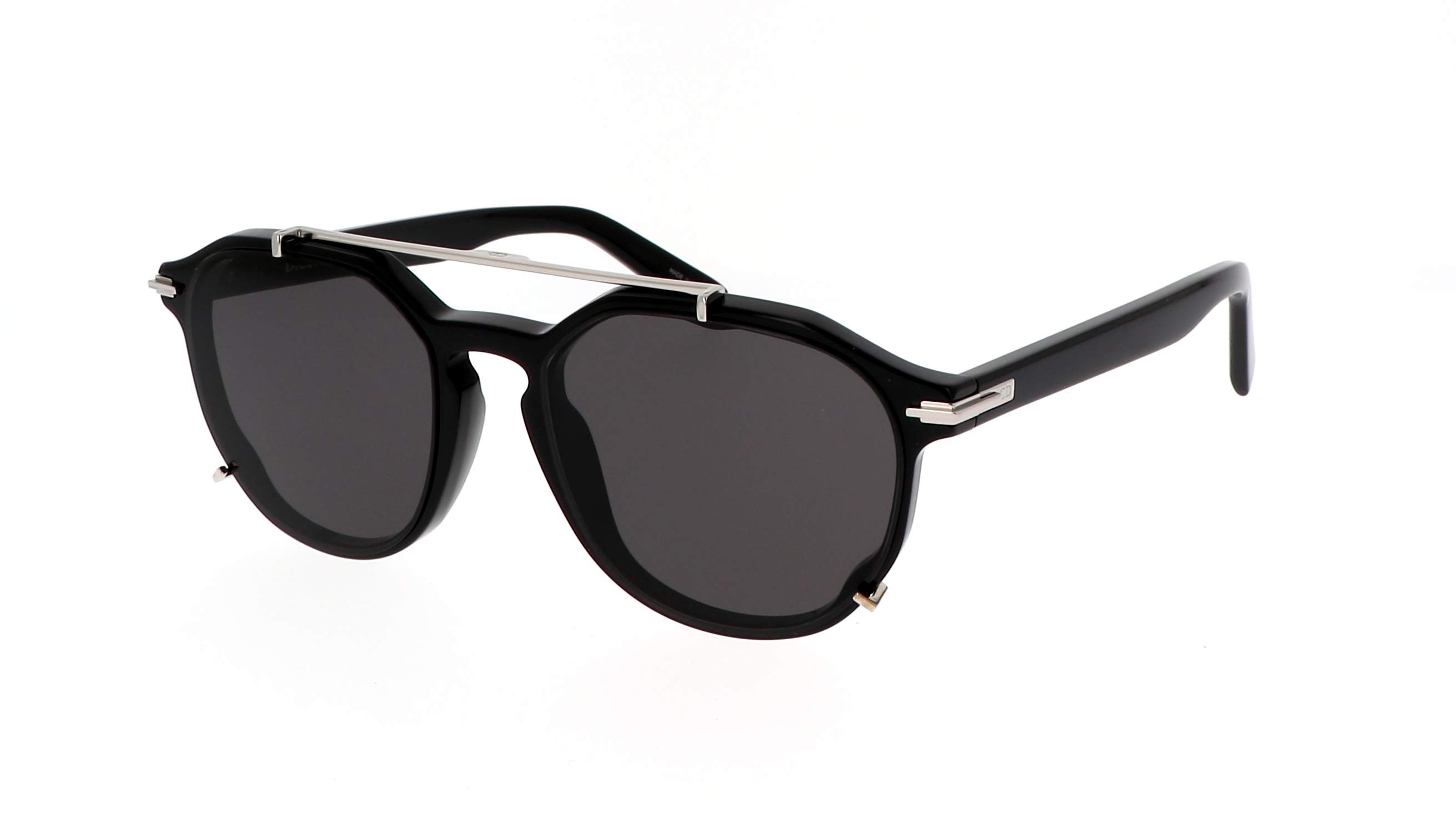 Dior DiorBlackSuit RI 10A0 black rectangular sunglasses