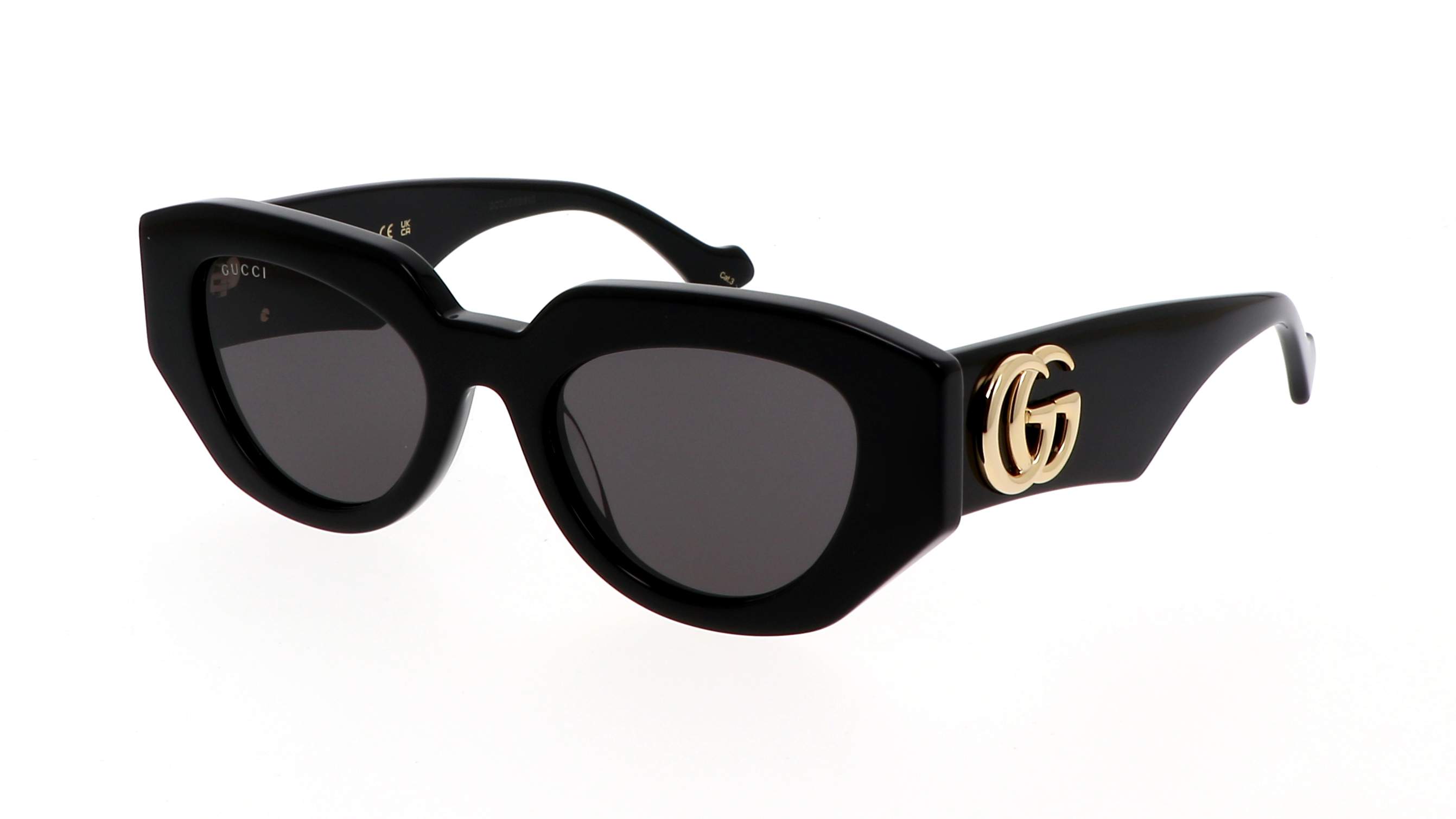 Gucci GG1421S black and gold butterfly sunglasses