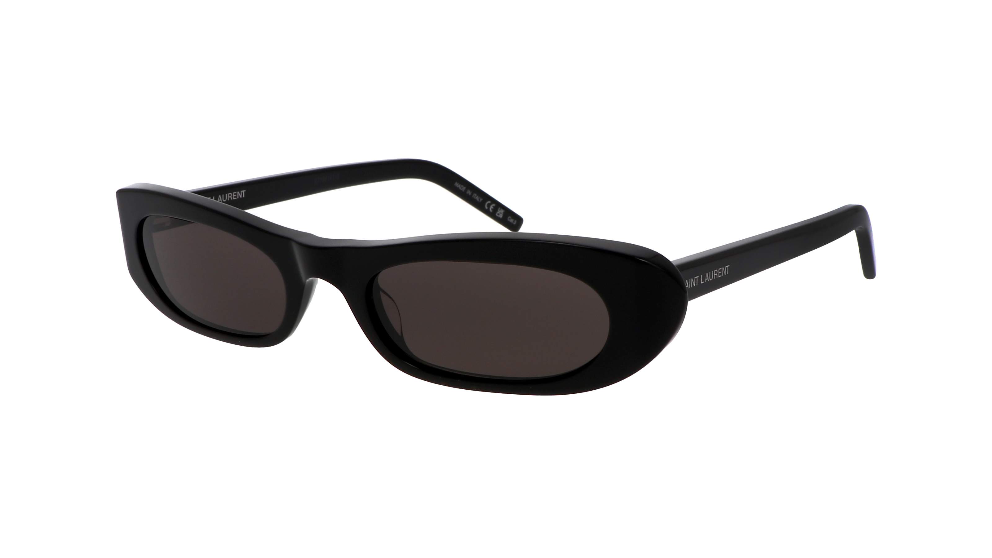 Saint Laurent SL 557 Shade black oval sunglasses